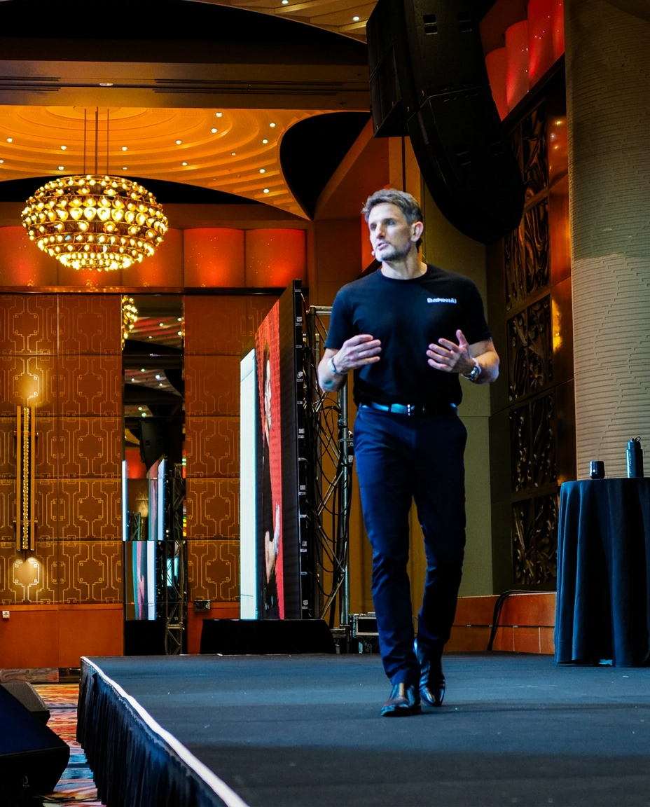 Portrait of Rhys Henderson, Chief Executive at BusinessAI